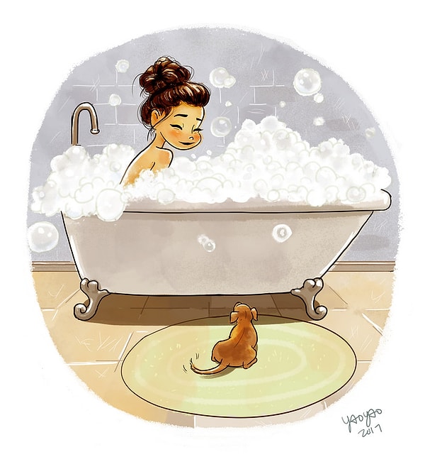 27. И, вообще, все время проводить со своей собакой