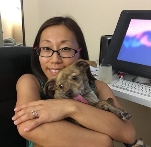 Бонус: сама автор и ее замечательная собака!