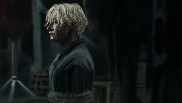 2. 2 saatlik çalışma sonucu ortaya çıkan Brienne of Tarth a.k.a İri Kadın.