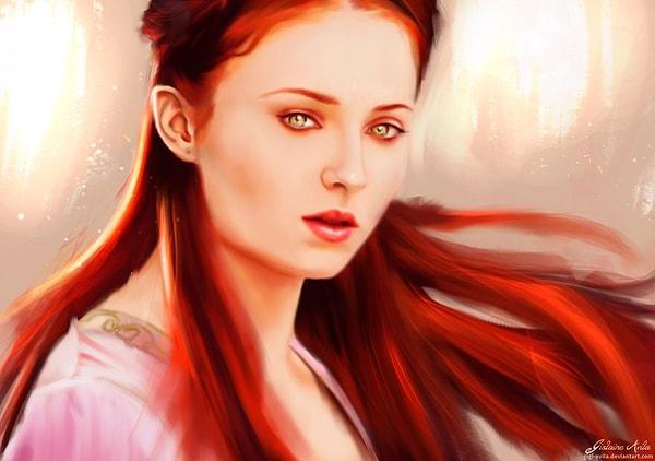 6. Hayranlar tarafından sevmekle, sevememek arasında gidip gelen Sansa Stark!