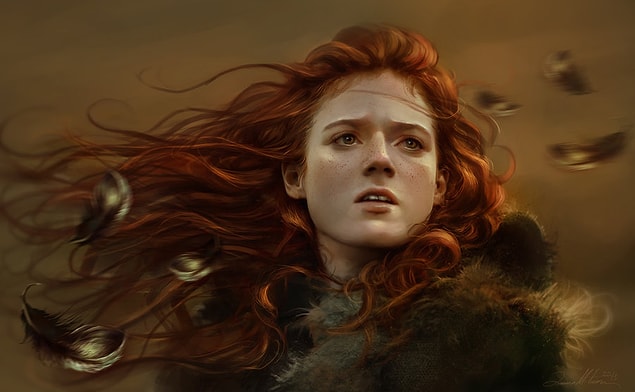 9. Aşkı uğruna savaşan yabani bir kadın! Ygritte.