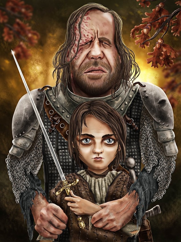15. Tazı ve Arya. Her ikisinin de ortak özelliği intikam ve öldürmek.