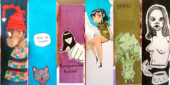 Kitap Ayraçlarına Yaptığı Sevimli Çizimlerle Eğitim Masrafını Karşılayan Siyabend'le Tanışın!