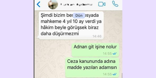 Bir Avukat ve Müvekkili Arasında Geçen Akıllara Zarar Whatsapp Yazışması
