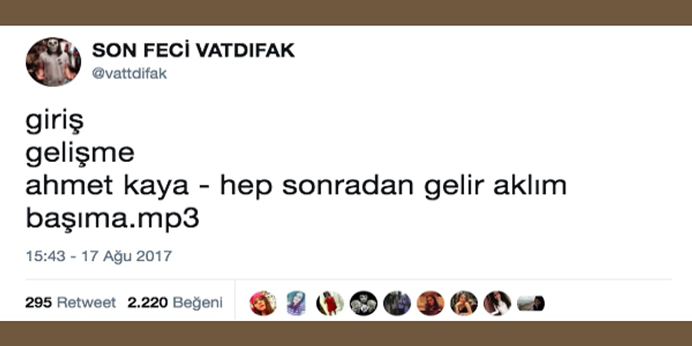 İlişkilerin Giriş, Gelişme ve Sonucunu Gerçekçi Alternatiflerle Gözümüze Sokan 17 Kişi