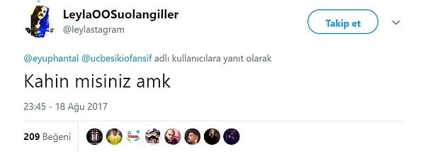 2. 90 dakika sonunda tahmin yüzde 100 tuttu. Tweetin altına da yorum aktı haliyle.