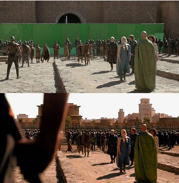 7. Можно неплохо сэкономить на массовке, нарисовав пару тысяч солдат на компьютере