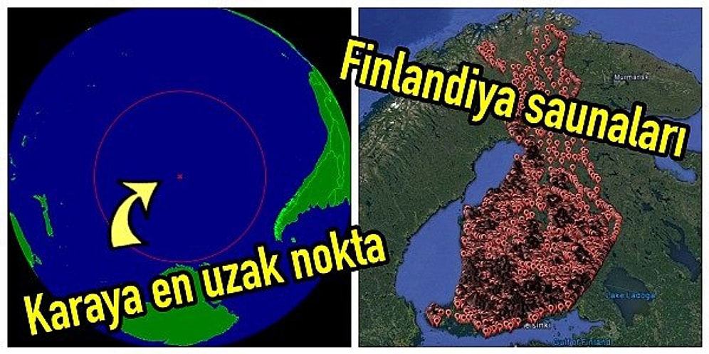 Dünya Görüşünüzü Kökten Değiştirmese de Şöyle Bir Sarsacak 18 Şaşırtıcı Harita