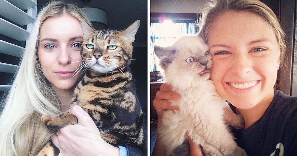 14 недовольных котиков, которые плевать хотели на "эти ваши селфи"