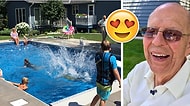 Bahçesine Yaptırdığı Havuzla Hem Yalnızlığını Gideren Hem Çocukları Sevindiren Tonton Amca