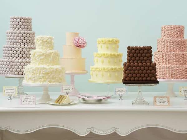 7. А теперь самое интересное: выбери свадебный торт