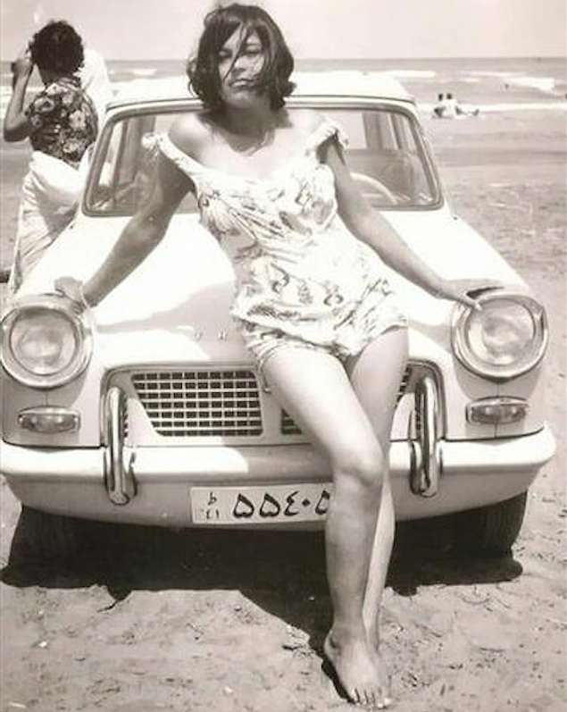 Devrimden önce bir İran plajından görüntü, 1960.
