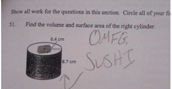 10. Когда урок только начался, а ты уже думаешь о столовой и о том, чем бы перекусить 🍣