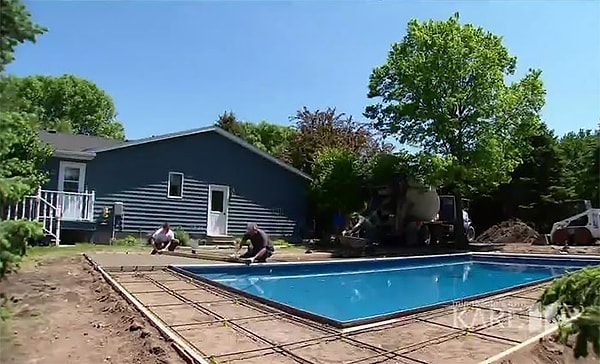 4. Размер бассейна 4,9 х 9,8 м