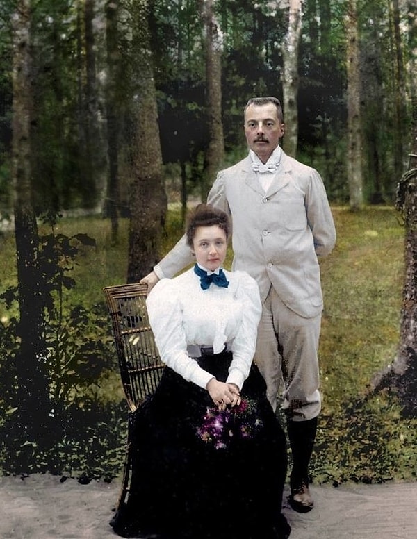 24. Владимир и Елена Набоковы — родители писателя Владимира Набокова