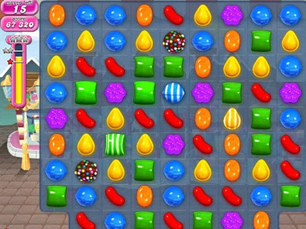 2. Вам нравятся игры из серии "три в ряд"?