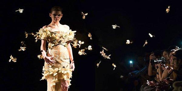 Yüzyılın 100 keşfi arasına giren “Kelebek Elbise”leri tüm dünyada sükse yaratmış.
