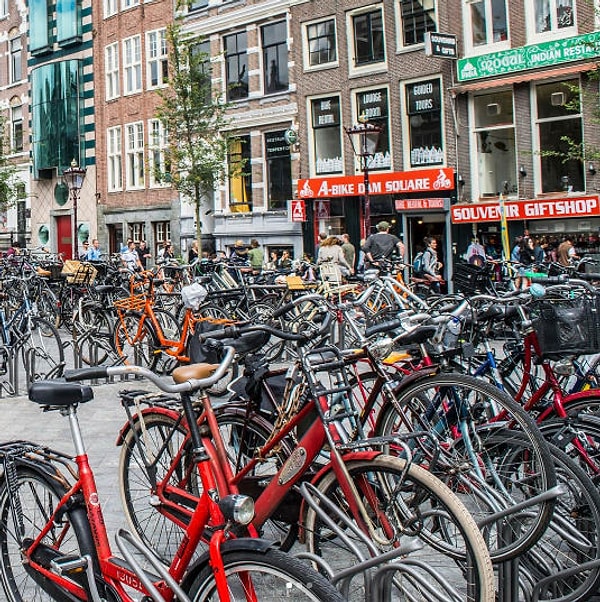 9. Велосипедов здесь больше, чем людей