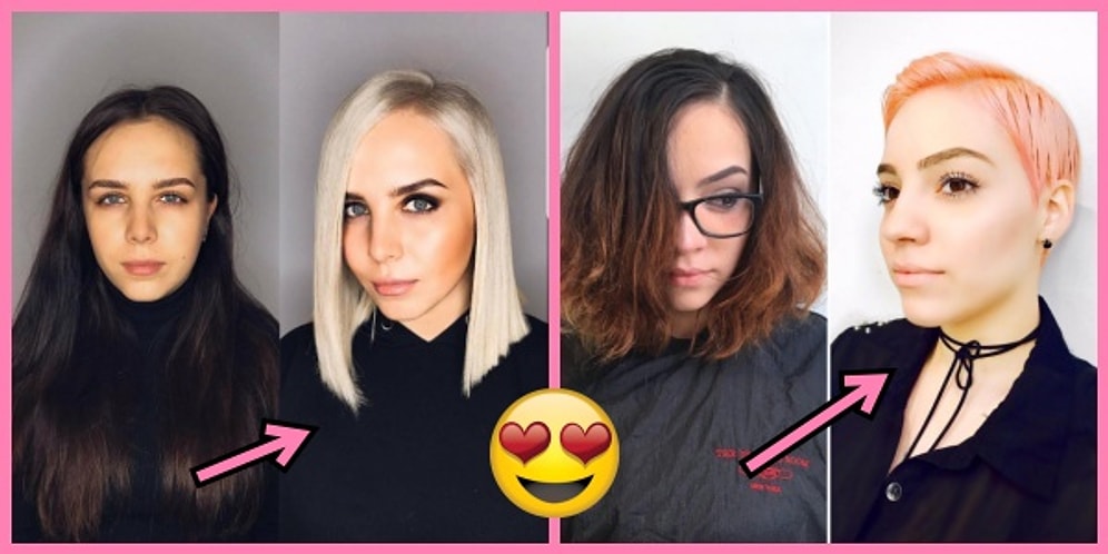 Dönüşüm Muhteşem Olmuş! Kısa Saçların Dayanılmaz Hafifliğini Kanıtlayan 17 Karşılaştırma