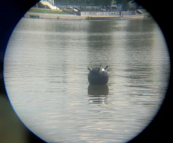 16. Мина времен Второй мировой недалеко от набережной Екатеринбурга