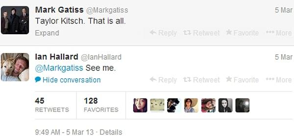 Mark Gatiss kıskanır da Ian kıskanmaz mı...