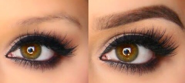 10. Девушки с помощью разных карандашей и гелей старались изо всех сил, чтобы их брови выглядели шире и длиннее.