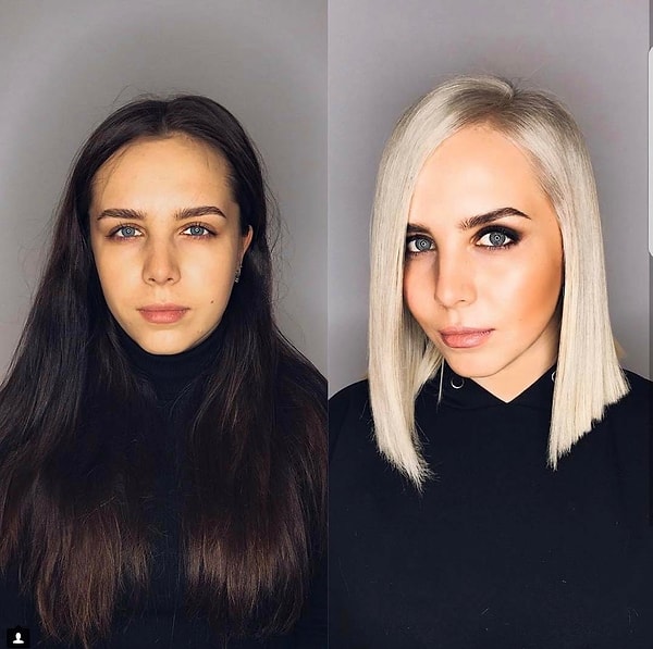 15. Из тьмы к свету! Четкие линии как нельзя лучше подчеркнули лицо 🌟