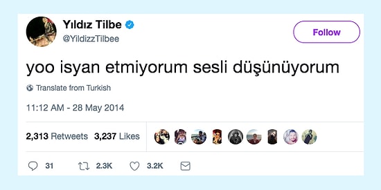 Hangi Yıldız Tilbe Tweeti Ruh Halini Yansıtıyor?