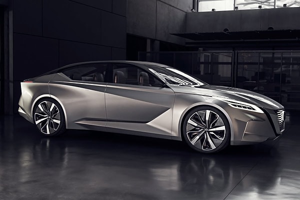 10. Nissan показал свой концепт-кар VMotion на Североамериканском международном автосалоне. У машины великолепный геометрический дизайн!