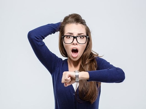 7. Что вы делаете, когда опаздываете на встречу?