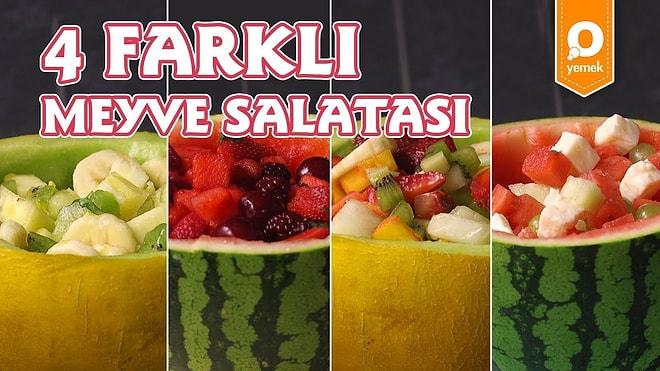 Tatlı Yemenin En Güzel Yolu: 4 Farklı Meyve Salatası Nasıl Yapılır?