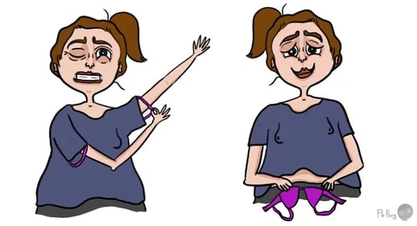 3. Еще лучше, если тебе удается вытащить его через рукав