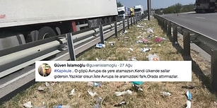 Gurbetçilere 'Avrupa'da Olsan Atamazsın' Eleştirisi: Kapıkule Sınır Kapısı'nda Geriye Çöpler Kaldı...