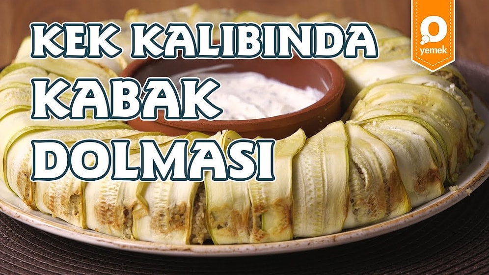 Dolmaya Farklı Bir Dokunuş: Kek Kalıbında Kabak Dolması Nasıl Yapılır?