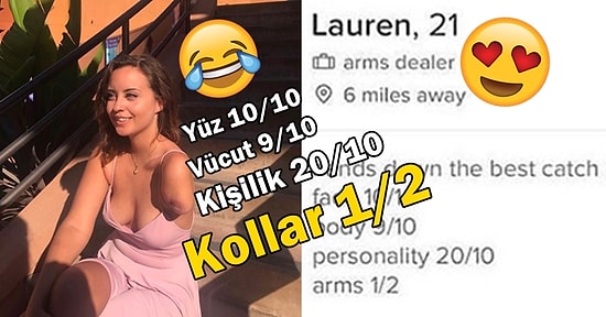 Tek Kollu Kadının Mizahı ve Yaratıcılığıyla Görenleri Sağa Kaydırtan Tinder Biyografisi