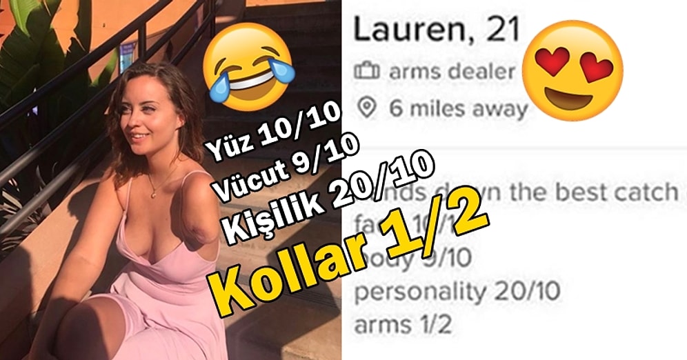 Tek Kollu Kadının Mizahı ve Yaratıcılığıyla Görenleri Sağa Kaydırtan Tinder Biyografisi