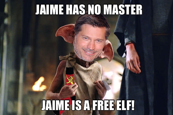 32. У Джейме больше нет хозяина, теперь Джейме - свободный эльф!