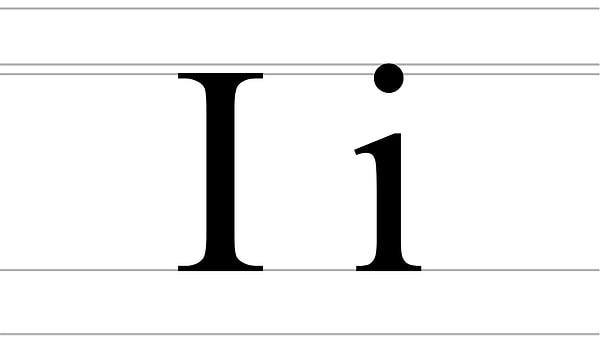 3. "I" harfinin küçük hali olan "i", Eski İngilizcede noktasız olarak kullanılırmış ama 11. yüzyılda "m" ve "nı"nın fırçayla yazımlarında karışıklık olabiliyormuş.