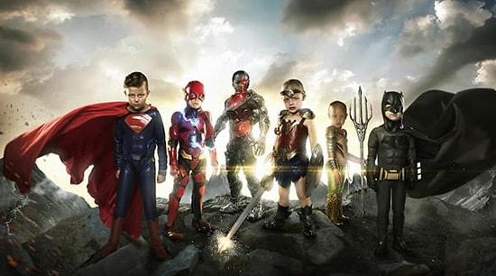 Фотограф превратил больных серьезными заболеваниями детей в супергероев