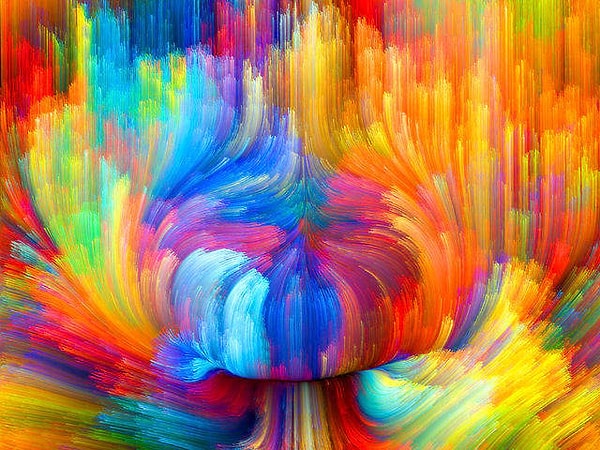 2. А что насчет этой картины? Какой цвет вы заметили здесь?