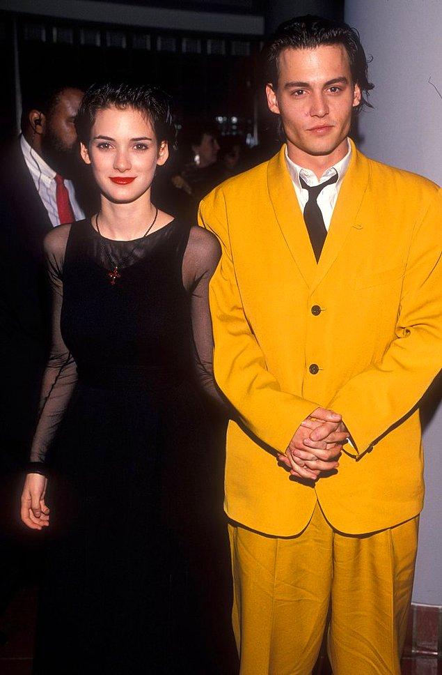 22. Winona Ryder ve Matt Damon - Johnny Depp ve Winona Ryder