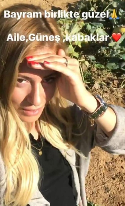 Bayram paylaşımlarının en sevileni ise Sinem Kobal'dan!