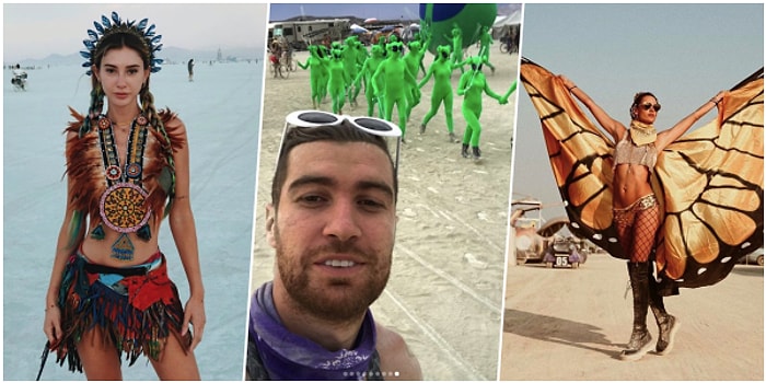 Gelenek Kaldığı Yerden Devam Ediyor! Burning Man Festivaline Bu Yıl da Ünlüler Akın Etti! 🤖