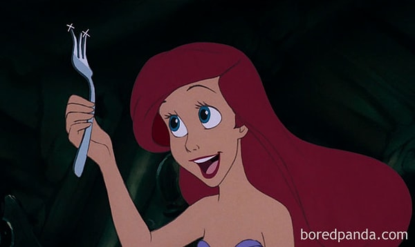 23. У отца есть трезубец - шокирована вилкой!