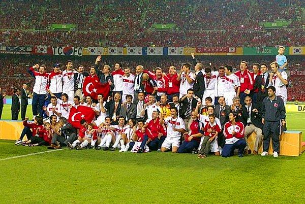 1. Türkiye A milli futbol takımımız dünya üçüncüsü oldu.