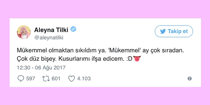 Aleyna Tilki'nin Yürüyen Bir Özgüven Bulutu Olduğunu Gösteren 19 Paylaşımı