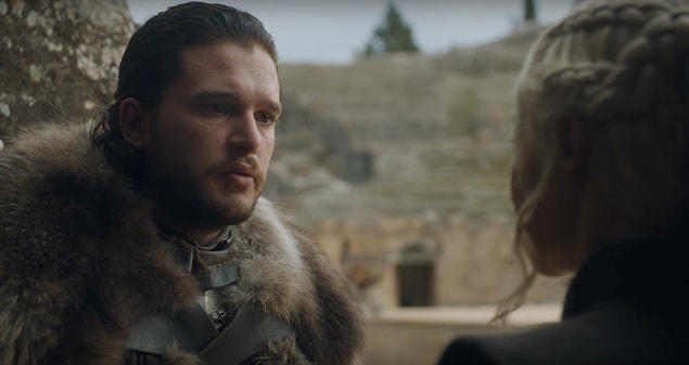 Son bölümde artık Jon bile bu duruma el attı ve Dany’nin sahip olduğu bu bilginin güvenilirliğini sorgulamasını istedi.