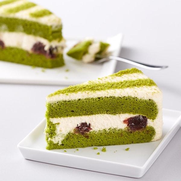 6. Green Tea Red Bean Mascarpone Cake