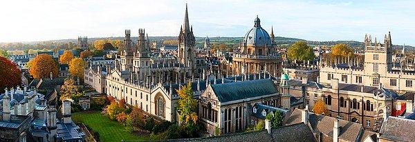 Derginin yaptığı sıralamaya göre listenin birinci sırasında Oxford Üniversitesi yer aldı.