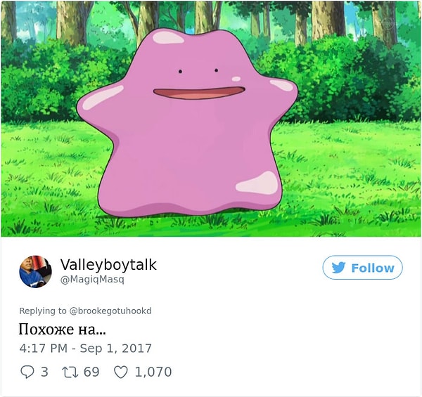 6. А кое-кто даже сравнил новый тренд с Дитто - нашим любимым покемоном: